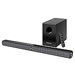 ZEBRONICS 120 Watts Soundbar, Home Theatre, Dual Racetrack Drivers Soundbar, 13.33cm Subwoofer, HDMI ARC, Bluetooth v5.1, USB, Glossy Finish, Wall Mountable, 2.1 Ch (Juke BAR 3910)