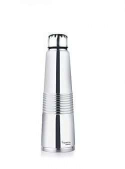 Crystal Pyramid Stainless Steel Water Bottle/Fridge Bottle, 1000 ml, S