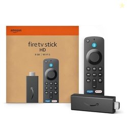 Amazon Fire TV Stick HD (newest model), Alexa Voice Remote with TV pow
