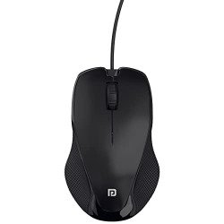 Portronics Toad 101 Wired Optical Mouse with 1200 DPI, Plug & Play, Hi