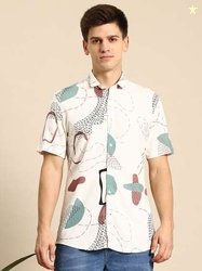 Mast & Harbour Printed Casual Shirt