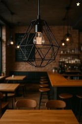 BENE Chico Pendant Lamp, Mild Steel Indoor Modern Hanging Lamp, E-27 B