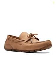 Clarks Men Leather Slip-On Loafers
