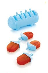 Clazkit Plastic Reusable Ice Candy Makers, Homemade Popsicle/Frozen Ic