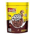 Kwality Choco Flakes 375g | Made with Whole Wheat | Zero% Maida, Source of Protein | Fibre, Richness of Chocolate