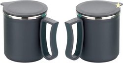 QUISTAL Tea/Coffee/Milk with Lid | Stainless Steel insulated Thermal C