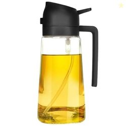 JAYMUKESH & CO. Cooking Oil Dispenser Bottle with Clear Container and