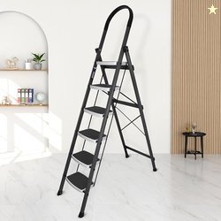 Plantex Ladder for Home/6 Step Steel Ladder with Minor Surface Marks f