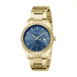 Strand By Obaku Wellington Beryl Analog Blue Dial Men's Watch-S721GDGL