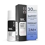 ThriveCo Stretch Marks Expert Serum Cream | Clinically Proven Treatment for New red & Old white Stretch Marks & Scars Removal | Infused with CollarevÂ®, Strioverâ¢, Rosehip Oil | Women & Men | 30ml
