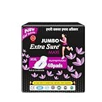 Extra Sure XXXL Sanitary Pads â 100% Cotton, Ultra-Absorbent & Leak-Proof Feminine Hygiene Pads â Skin-Friendly Comfort (Pack of 40)