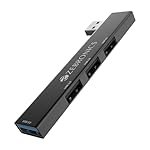 ZEBRONICS 210HB, 4 in 1 USB Hub, USB 3.0, 4 USB Ports, Speeds Upto 5 Gbps, Metal Body, for Mac | Laptops