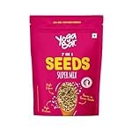 Yogabar 7-in1 Seeds Mix 250g | Mixed Seeds Chia, Pumpkin, Flax, Sunflower, Watermelon, Sesame & Soy Nuts Mix | Rich in Protein & Fibre | High Protein Snack with Anti-Oxidants