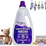 Natural Baby Laundry Detergent Liquid 1000ml | Plant-Based, Hypoallergenic & Skin-Safe | For Babies & Sensitive Skin | Anti-Microbial | Lavender & Calendula | No Added Colors or Fragrances