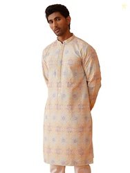 Jompers Embroidered Staight Kurtas for Men