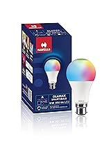 Havells Glamax 9W B22 WiFi LED Smart Bulb with Music Sync Function, Compatible with Amazon Alexa and Google Assistant (16M Colours)