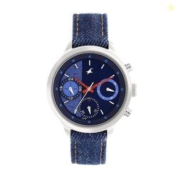 Fastrack Denim Analog Blue Dial Women's Watch-6179SL02