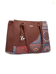 ZOUK Women's Office Essential Bag | Jute | Vegan Leather Handcrafted T