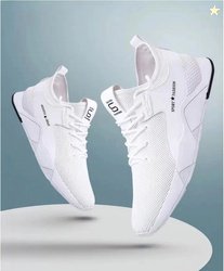 HOTSTYLE Trendy & Stylish Running Shoes For Men (White , 6)