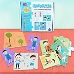 ToyMagic Opposites Early Learning Puzzle for Kids | 36 Sets â 72 Pieces | Educational Game for Toddlers Ages 3 & Up | Montessori Toy & Gift for Boys & Girls