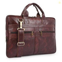 ADISA Laptop Messenger Office Bag Briefcase for Work for Men (LB6054-B