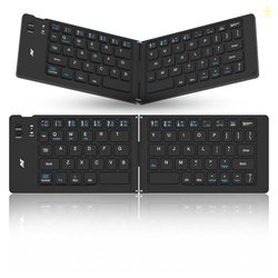 ANT WK150 Ergonomic Foldable Wireless Bluetooth Keyboard Split Travel