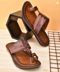 GLB Men Sandal (Brown , 7)