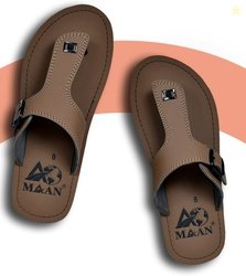 Maan Men Sandal (Brown , 10)