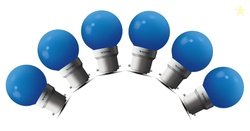 Wipro Safelite N10004 B22 0.5-Watt Led Night Lamp (Pack of 6, Blue)