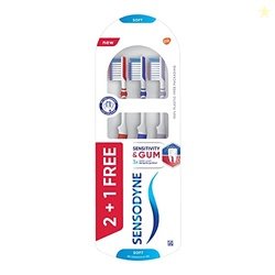 Sensodyne Sensitivity & Gum Manual Toothbrush for adults with Soft Bri