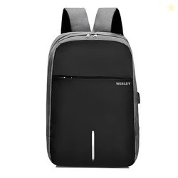 Wesley Zeus Usb charging Travel Laptop Backpack with 15.6 inch Laptop