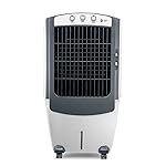 Orient Electric Titan 100L Desert Air Cooler for Home | 4-Way Cooling, Ice Chamber | Inverter Compatible | High Air Delivery, Metal Blades | Honeycomb Pads | 1 Year Warranty by Orient | Dark Grey