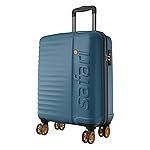 Safari Cabin Insignia 8 Wheels 55cm Size Trolley Bag, TSA Lock, Hard Case Polycarbonate, 360Âº Wheeling Carry-on Luggage, Travel Bag, Suitcase for Travel, Trolley Bags for Travel, Ink Blue