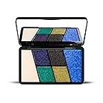 Cutie Beauty Ultimate Pigmented 6 Colours Eyeshadow Palette Long Wearing and Easily Blend able Eye Makeup Palette Matte, Shimmery and Metallic Finish |Long Lasting Eyeshadow for Women (Blue)