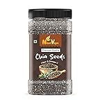 Chia Seeds | Raw Chia seed, rich in Omega 3 & fibre | Plant protein, gluten free, immunity booster, probiotics for gut health (1kg)