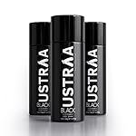 Ustraa Black Deodorant for Men – 3 x 150ml – Strong and Intense Fragrance | Boosts freshness | Fights Bad Odour, Prevents Itching & Irritation with Aloe Vera (Set Of 3)