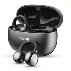 Noise Air Clips Wireless Open Ear Earbuds with Chrome Finish, AirWave