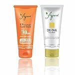 Aysun Combo Pack of UV Expert Youth Shield 30SPF & De-Tan Face Wash Pack of 2