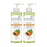 Biotique Papaya Deep Cleanse Face Wash For Visibly Glowing Skin All Skin Types, 400ml (200ml x 2)
