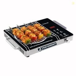 Cadlec HeatMate 2200W Infrared Cooktop Stove with Grill Rack for Barbe
