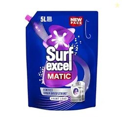 Surf Excel Matic Front Load Liquid Detergent 5L Refill Pouch, Speciall