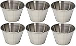 Dynore Set of 6 Sauce Cup – 75 ml Each||Multipurpose Small Cups Bowls