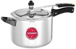 Amazon Brand - Solimo - Sleek Induction Bottom Aluminium Pressure Cook