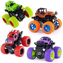 eErlik Plastic Friction Powered Cars, Pack of 2, Multicolour,for Kid