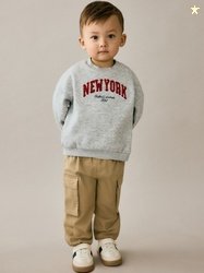 H&M Boys Cotton Cargo Trousers