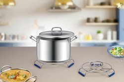 SR Round Stainless Steel Heat Resistant Hot Pot Stand, Heating Pads fo