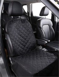 Alfheim Nonslip Rubber Backing Front Seat Cover with Anchor and an Adj