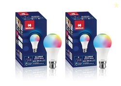 Havells Glamax 9W LED WiFi Smart B22 Bulb|Energy Efficient|Music Sync
