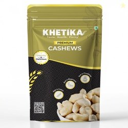 Khetika Premium Whole Cashew 200g | W320 Grade | Dry Fruits, Kaju, Cas