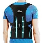 Mayor Posture Corrector Belt for Men & Women | Back Support for Upper & Lower Back Pain Relief | Adjustable Free Size Back Straightener with Metal Support | Improves Posture & Spine Alignment